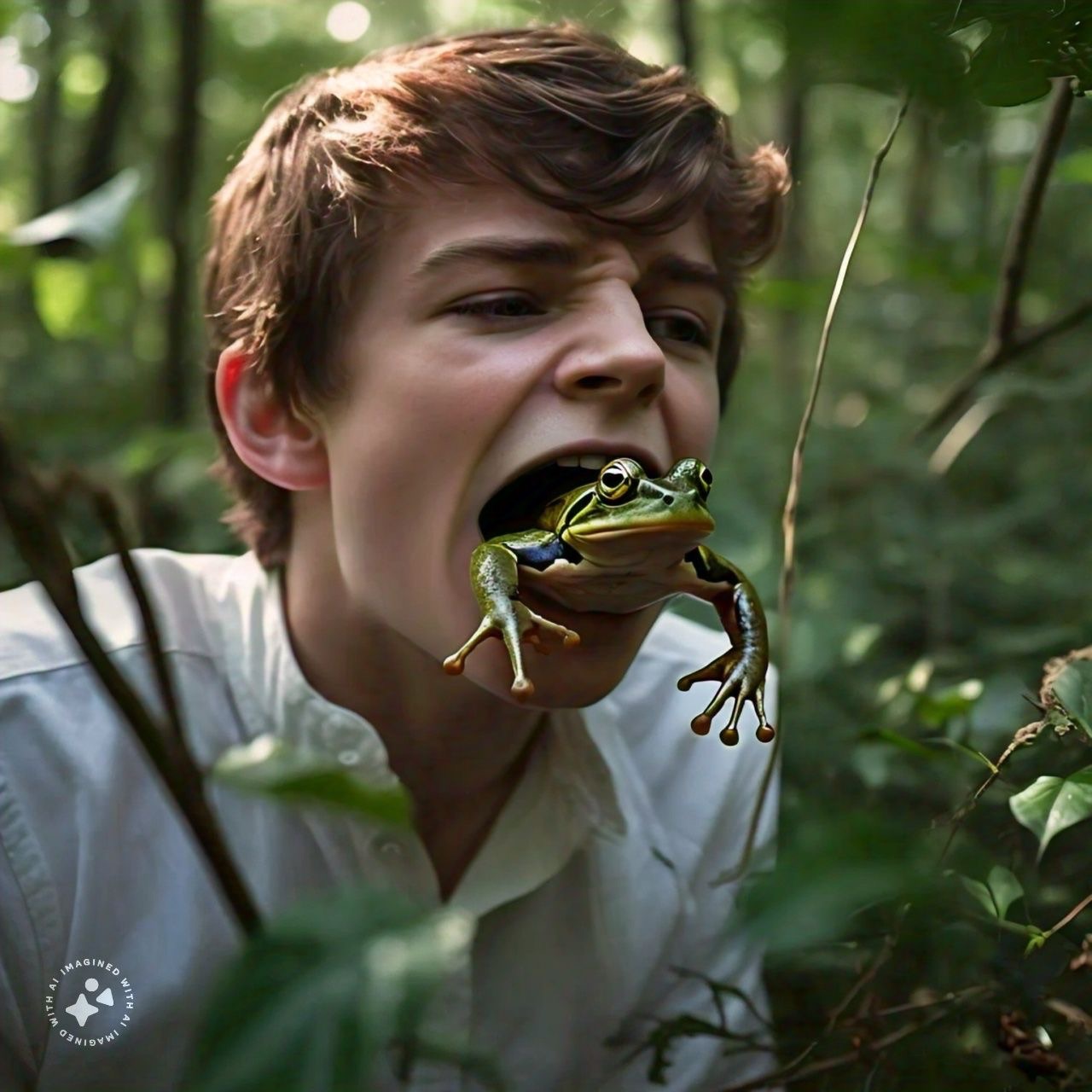 11/10 Bi-Limerick: Exploding Frames (Swallowing Frogs) – Radically Happy